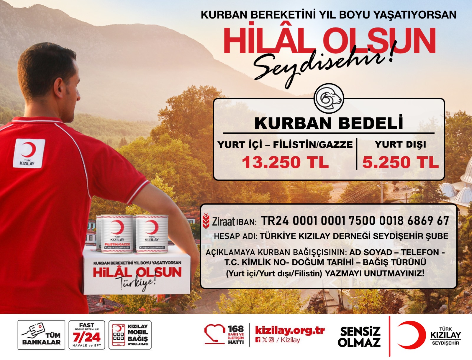 Kızılay 2025 Yılı Kurban Bedel Fiyatını Açıkladı!