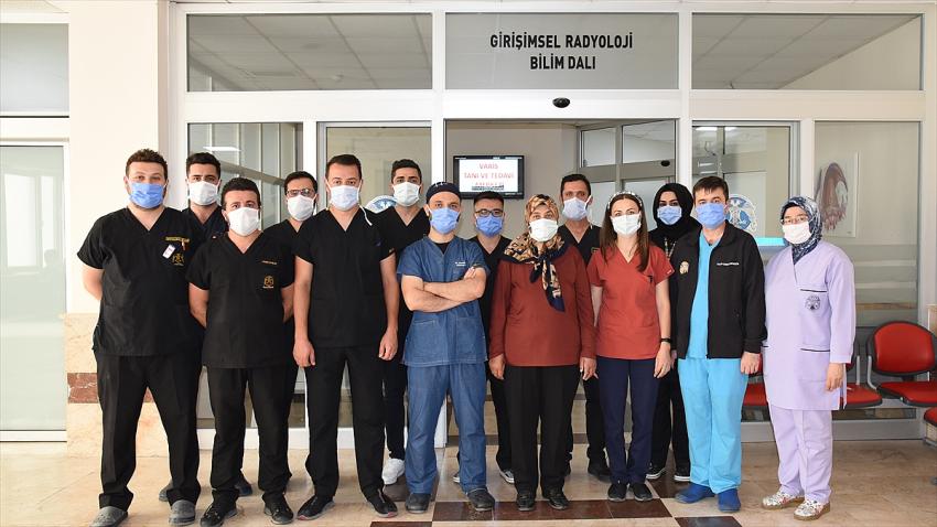 Konya'da karaciğer nakli listesindeki hasta, damarına yerleştirilen stent sayesinde hayata tutundu