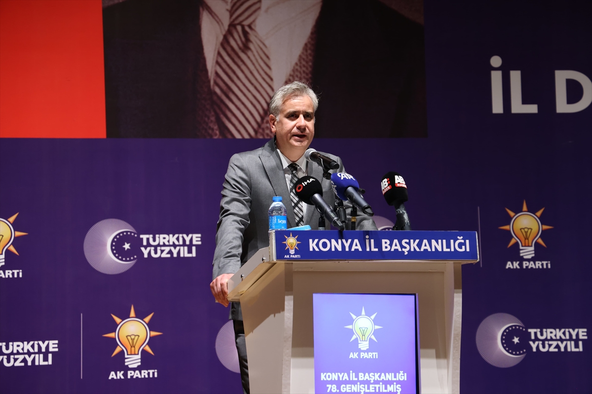 Konya'da Konuşan  AK Parti Genel Başkan Yardımcısı Yalçın: "Seçimde yaşadığımız sorunları tek tek masaya yatırıyoruz"