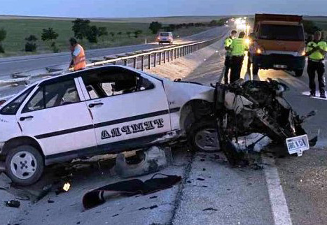 Konya'da meydana gelen trafik kazasında 2 kişi yaralandı.