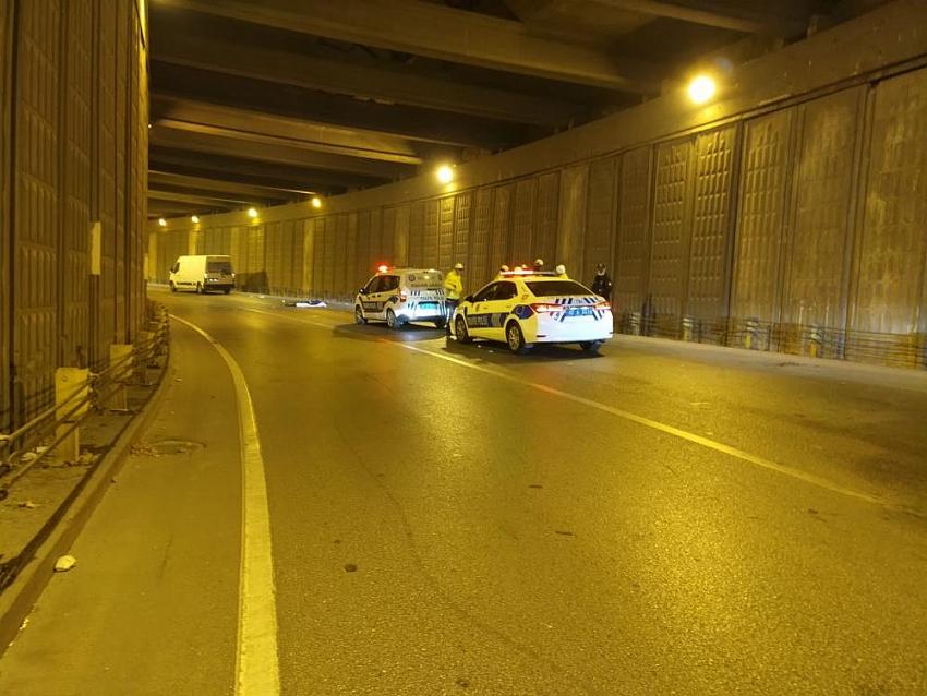 Konya'da Motosiklet alt geçit duvarına çarptı,1 Ölü