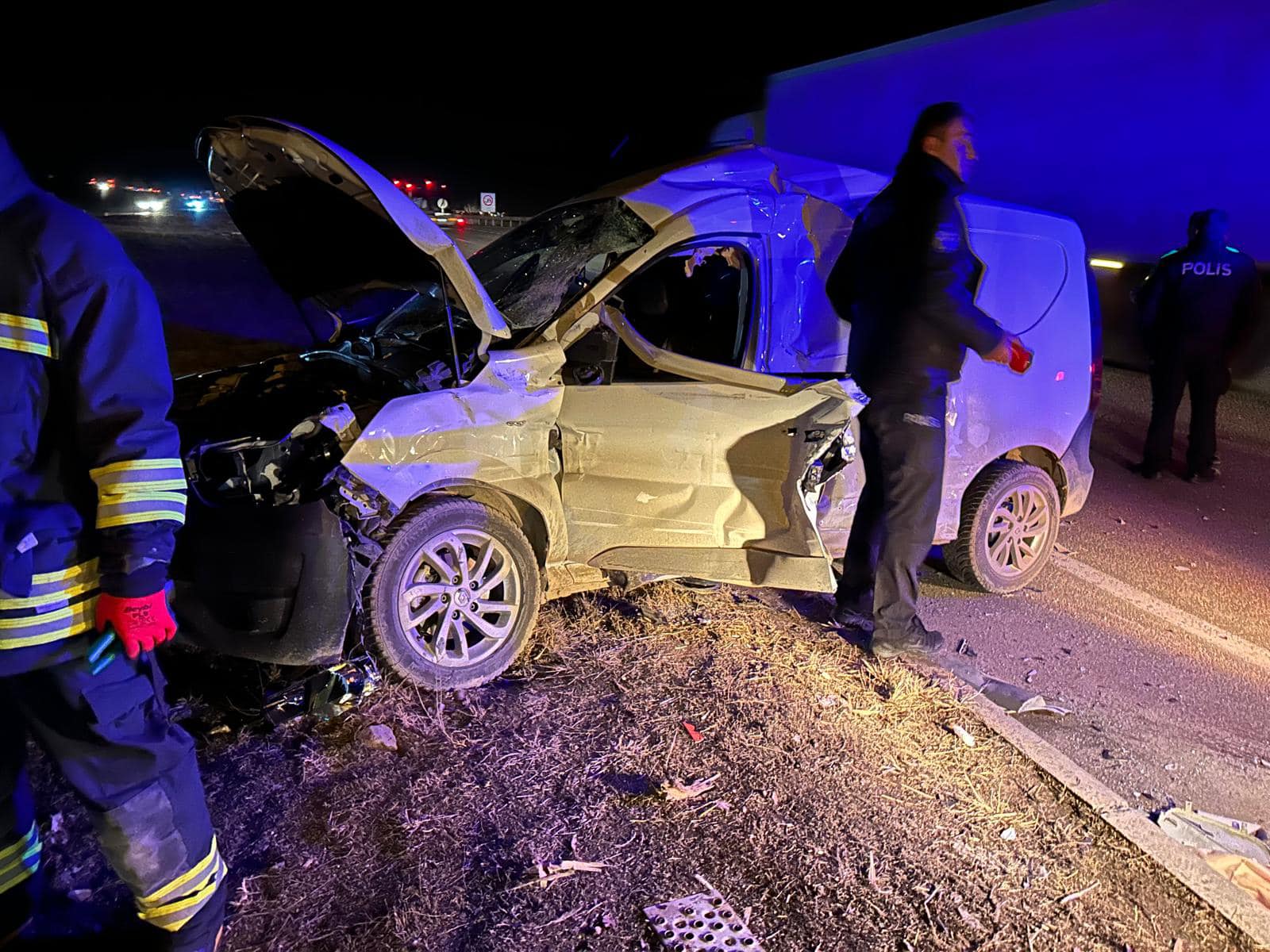 Konya’da Trafik Kazası 2 ağır yaralı var