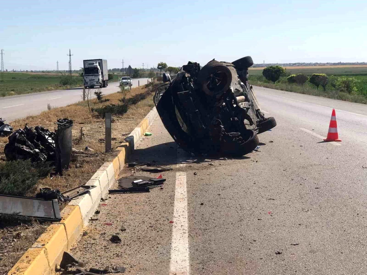 Konya'da Trafik kazası : 3 kişi yaralandı