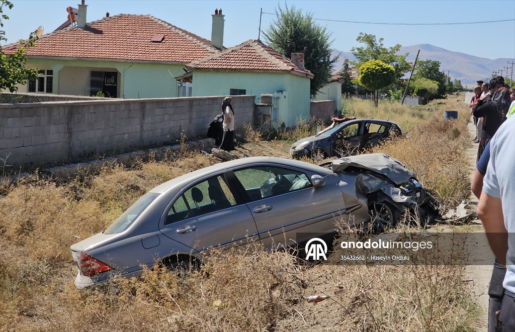 Konya'daki trafik kazasında 1 kişi yaralandı