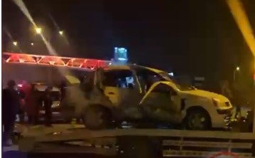 Konya’daki trafik kazasında  8 kişi yaralandı