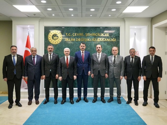 Konya heyetinden Bakan Kuruma   önemli ziyaret