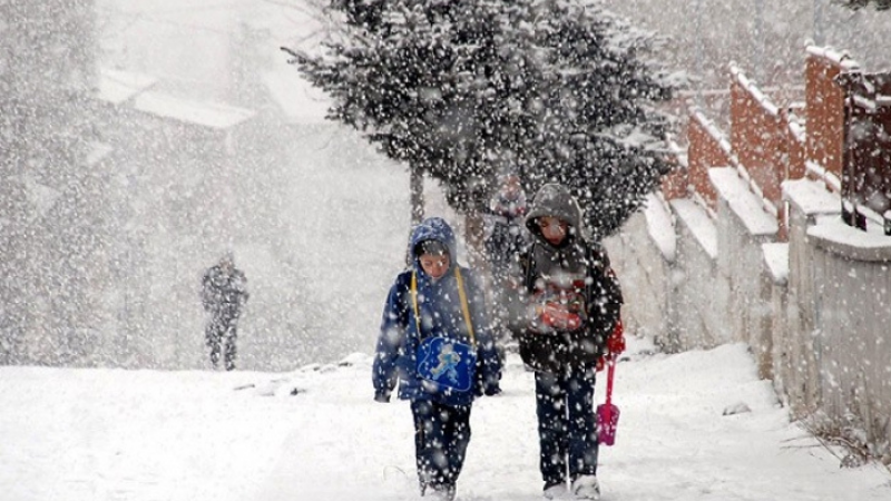 Konya'nın 12 ilçesinde eğitime kar engeli