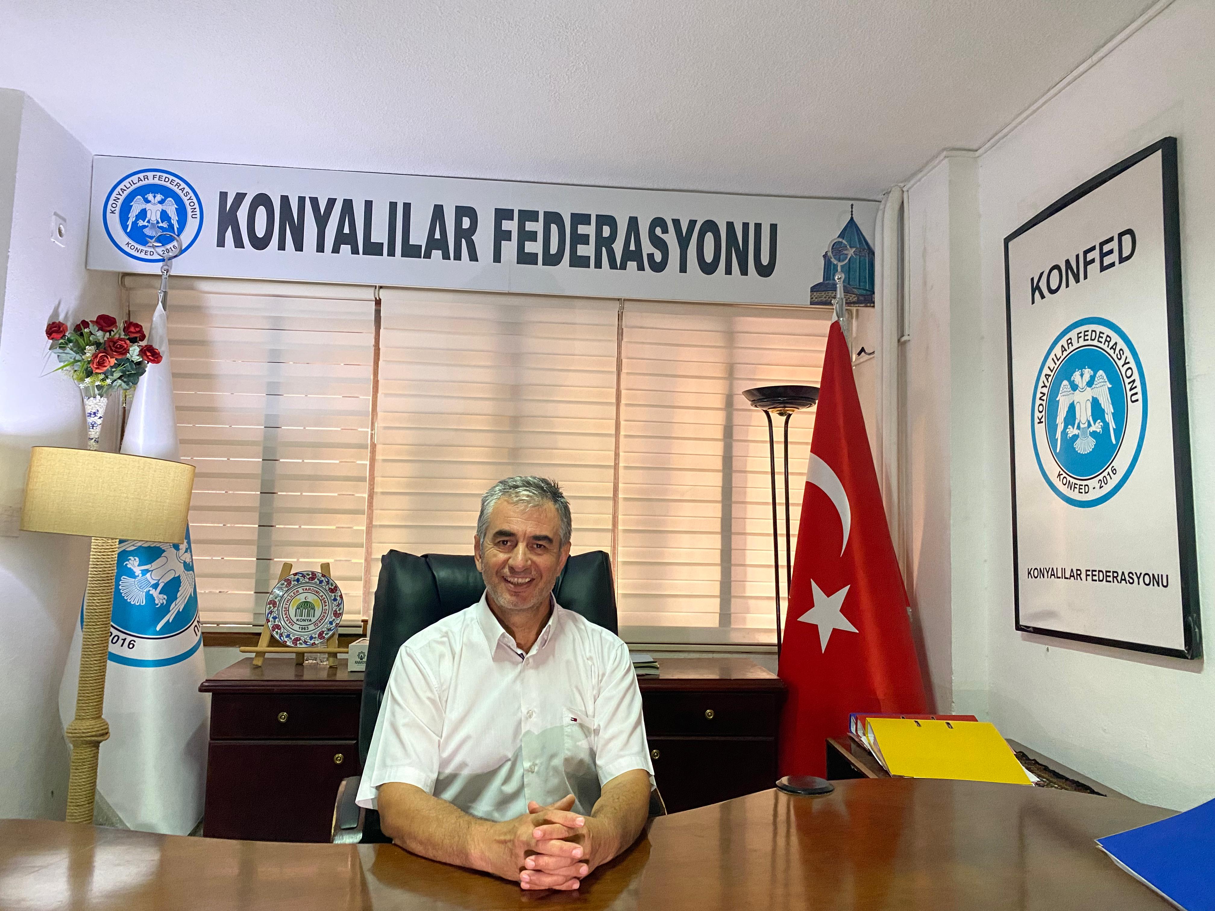 KONYALILAR FEDERASYONUNDA YENİ BAŞKAN CELAL KURŞUN