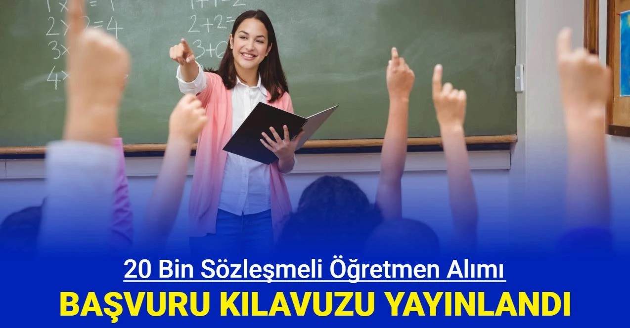 MEB, 20 bin sözleşmeli öğretmen alımına ilişkin tercih ve atama kılavuzunu yayımladı