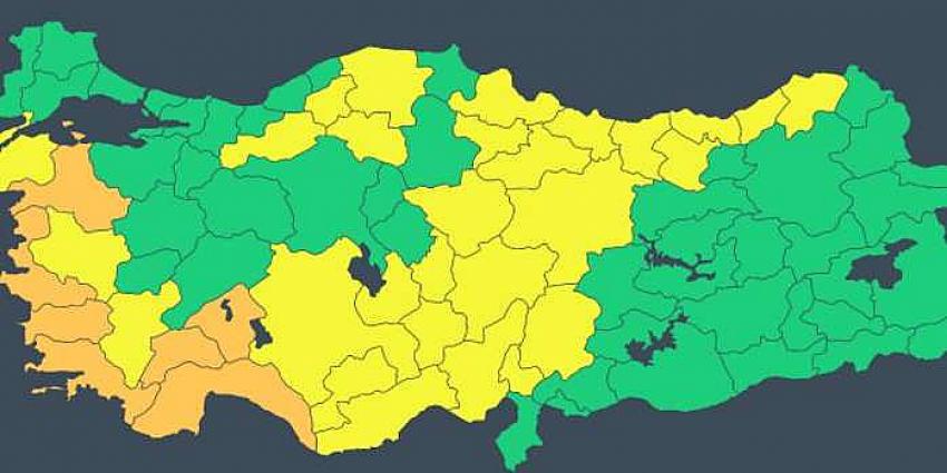 Meteoroloji'den Konya'nın batısı için sarı alarm