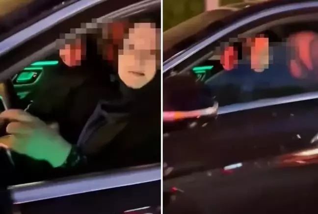 "Kadın Sürücüye Çakarlı Araç Keyfi Pahalıya Patladı!"