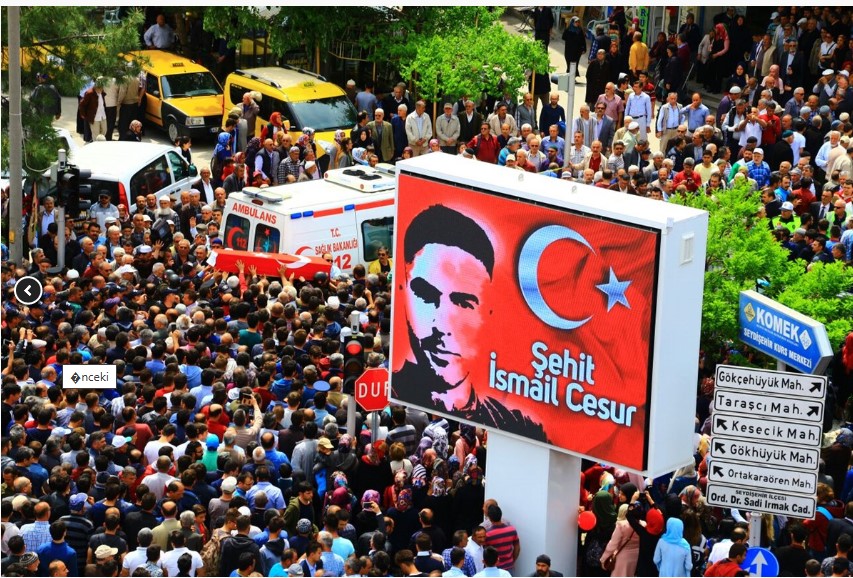 Şehit Jandarma Uzman Çavuş İsmail Cesur, Şehadetinin 7. Yılında Seydişehir'de Anılıyor