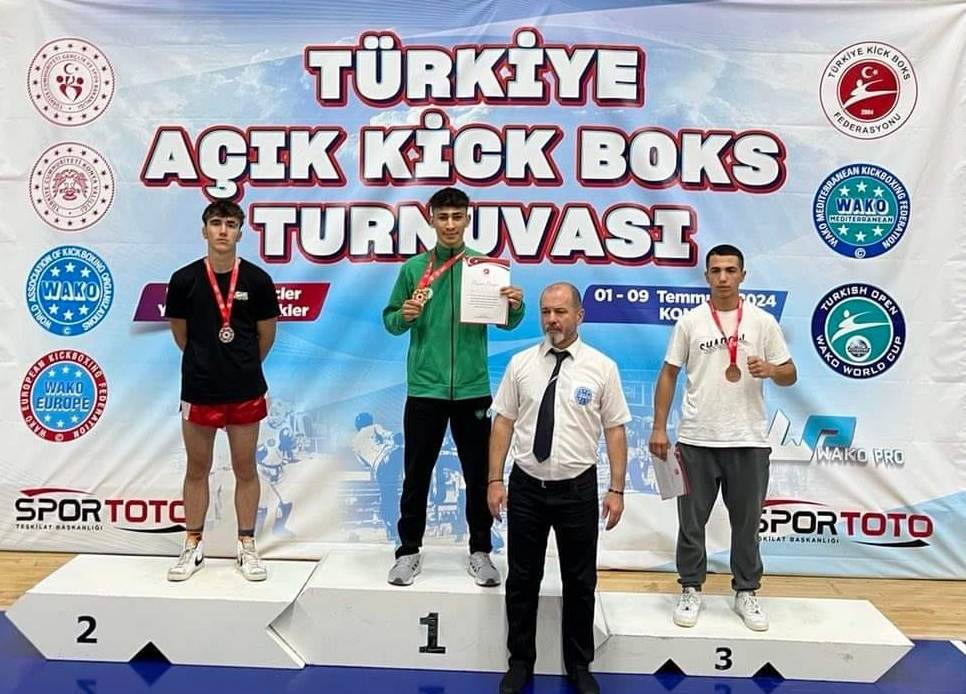 Seydişehir Belediyespor'un Gururu: Gürkan Uğur Yıldız'dan Kick Boksta  Büyük Başarı