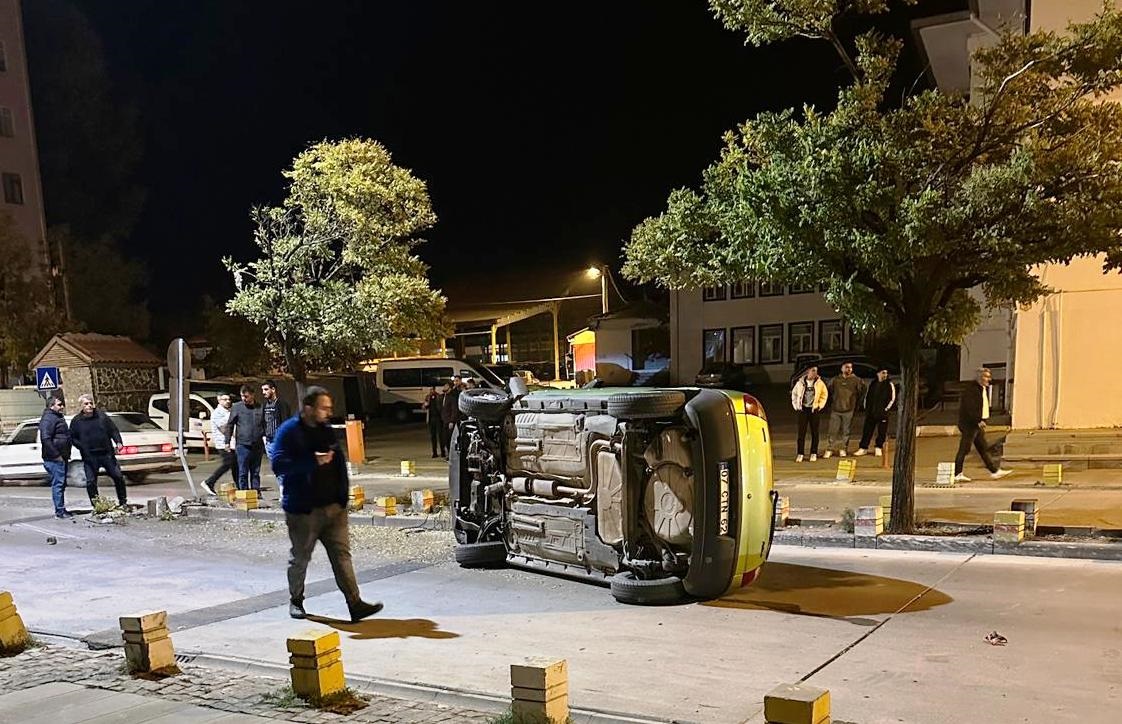 Seydişehir de  Kaza  ucuz  atlatıldı  