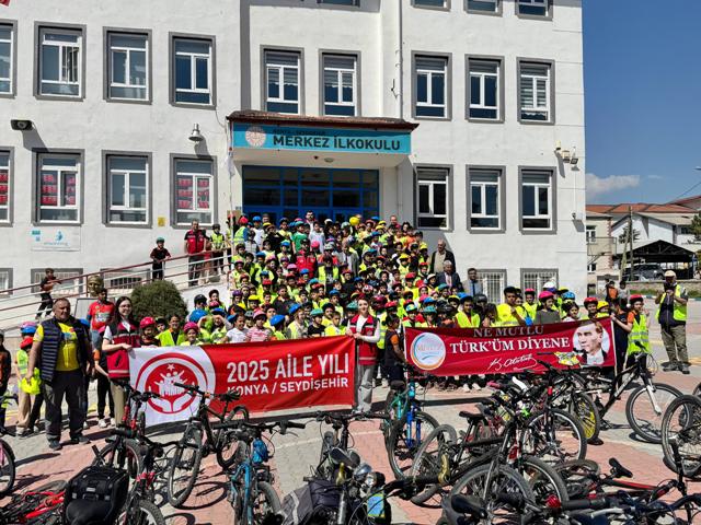 Seydişehir'de "Minik Ayaklar, Büyük Hayaller" Pedalladı ve Ödül Töreni