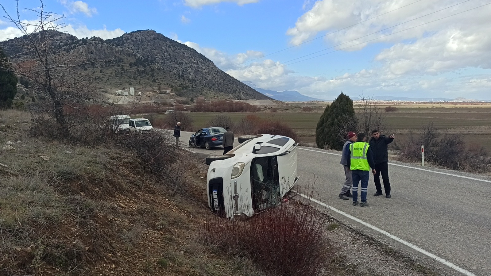 Seydişehir’ de Trafik Kazası 1 Yaralı