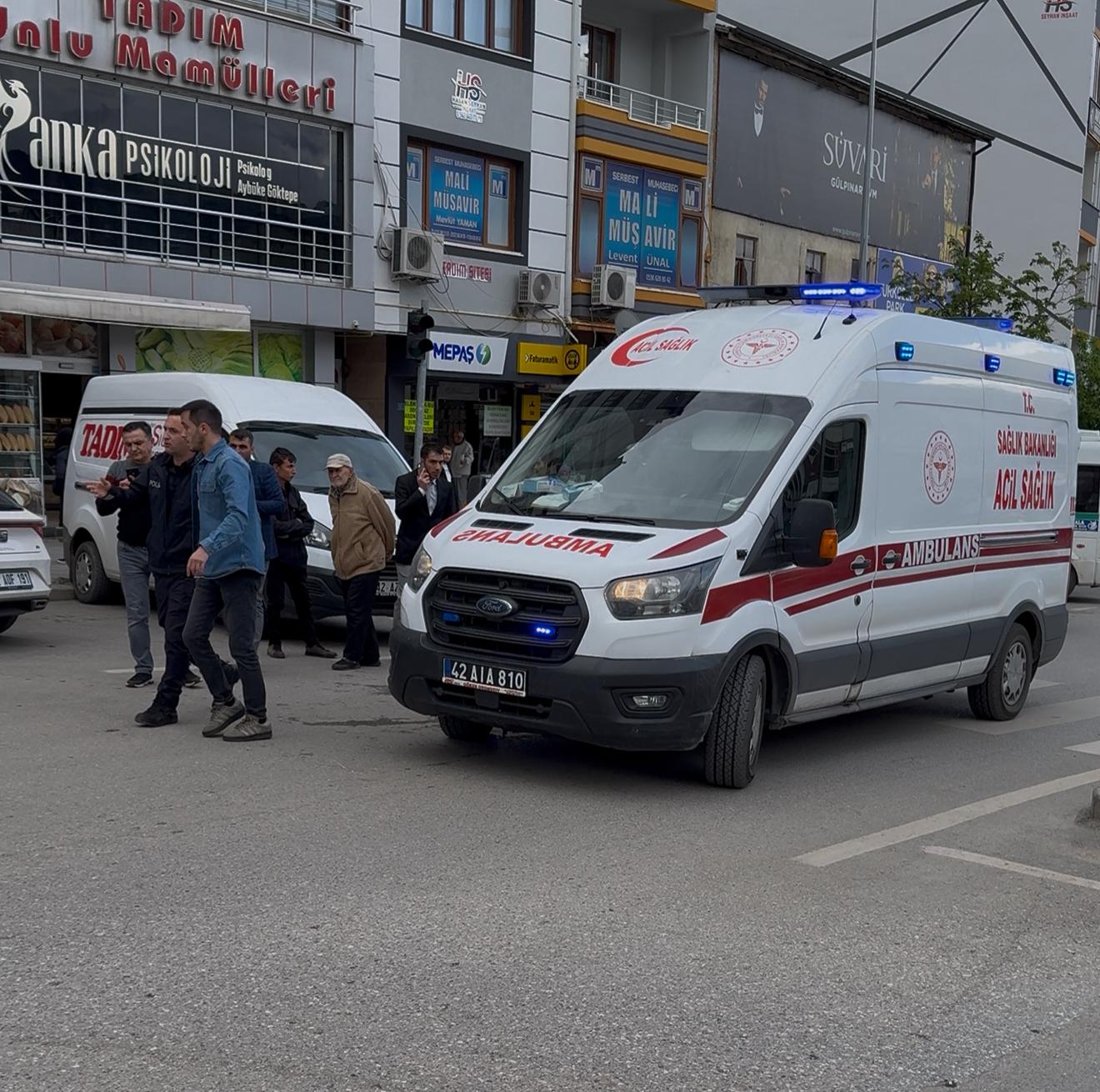 Seydişehir’de trafik kazası: 1 yaralı