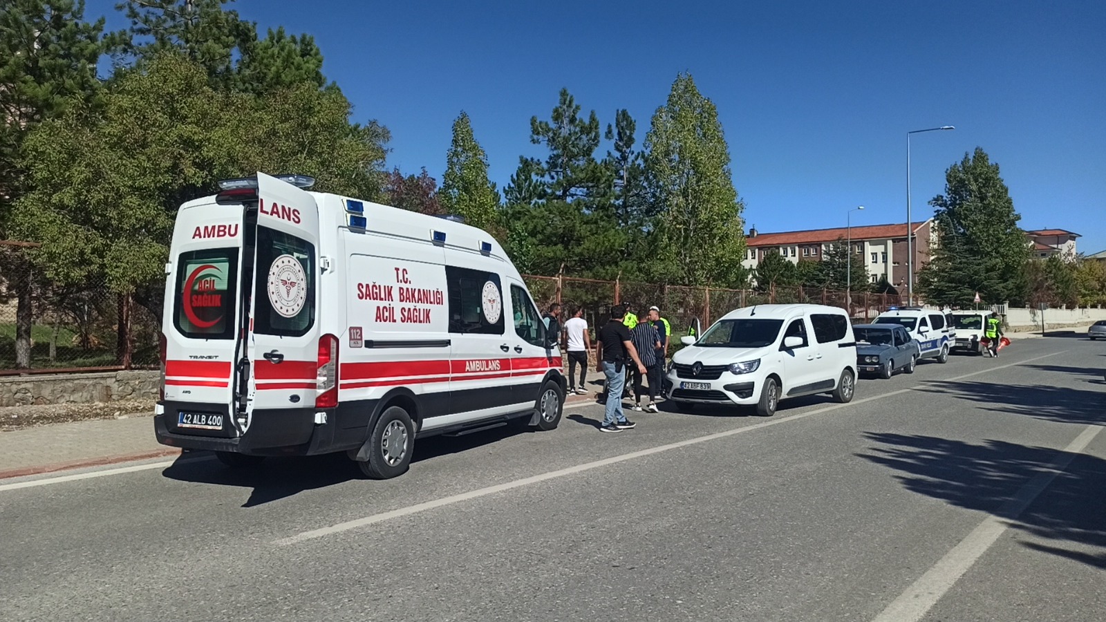 Seydişehir’ de Trafik Kazası 2 Yaralı