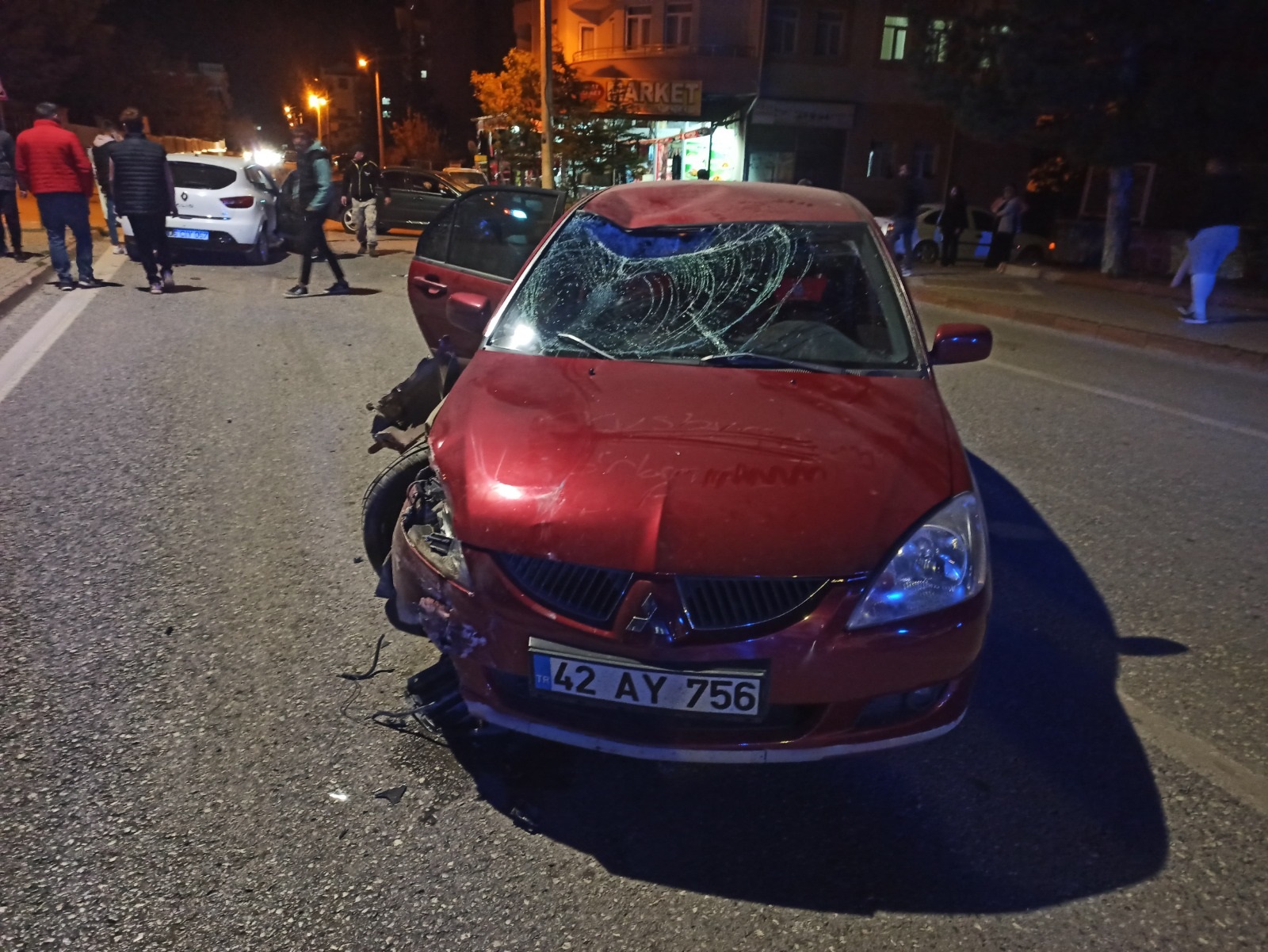 Seydişehir’ de Trafik kazası 3 yaralı