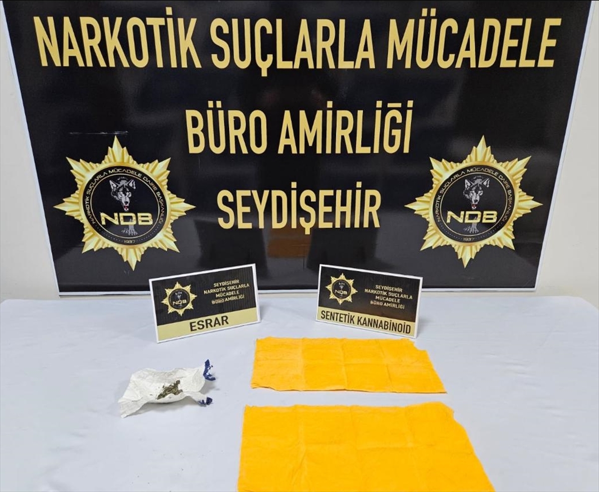 Seydişehir'de uyuşturucu operasyonunda 2 zanlı tutuklandı