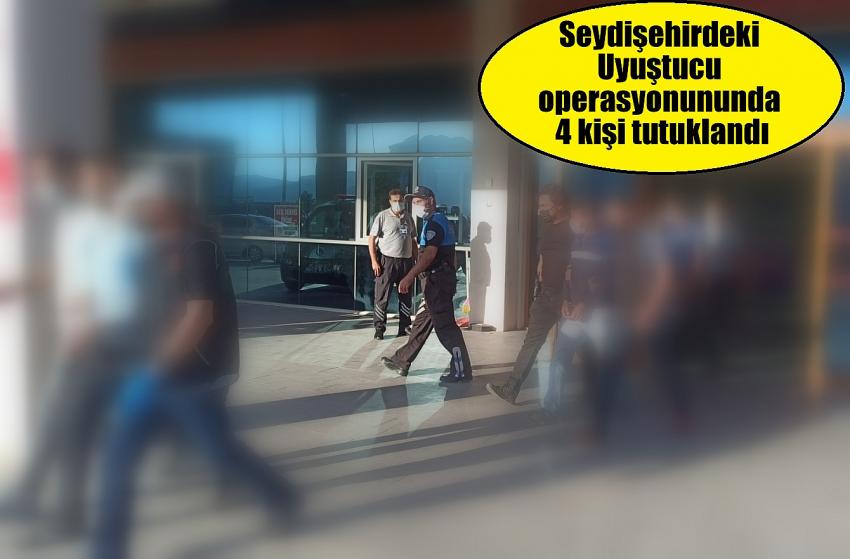 Seydişehir'de Uyuşturucu Operasyonunda 4  tutuklama 