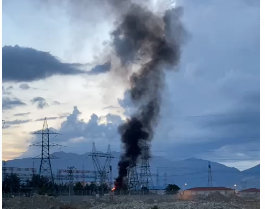 Seydişehir Karabulak Mevkiinde Elektrik Santralinde Yangın Çıktı