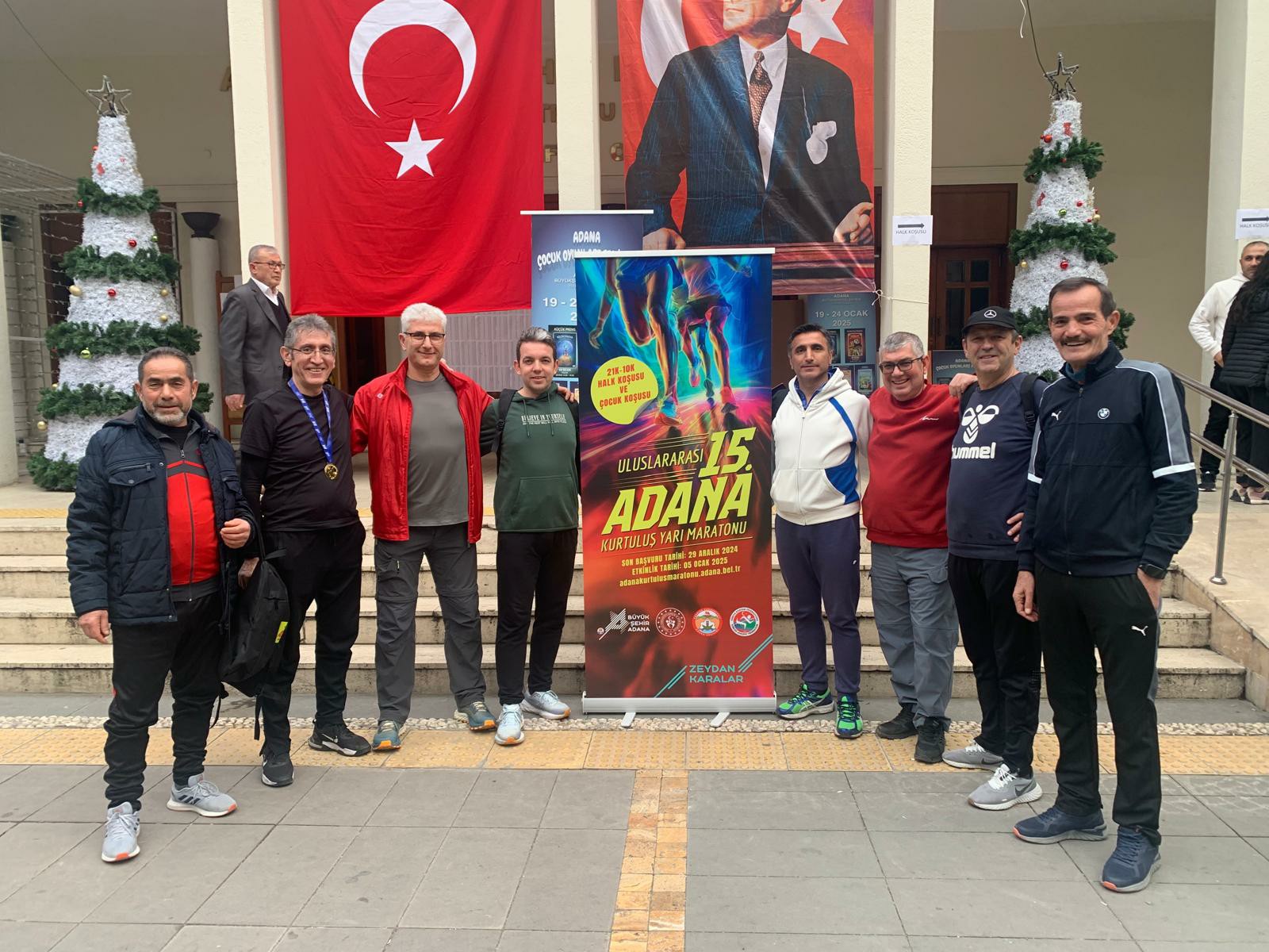 Seydişehir Sporcuları Adana Kuruluş Maratonu'nda Yer Aldı