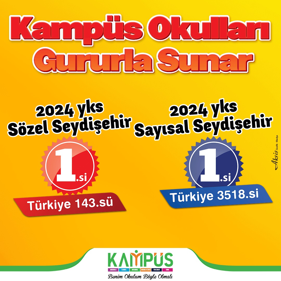 SEYDİŞEHİR YKS BİRİNCİLERİ TERCİHİNİ YAPTI