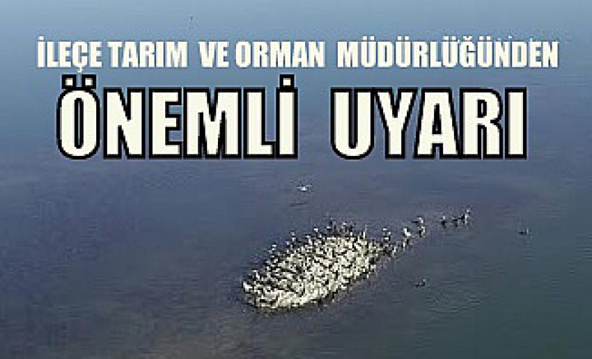 Suğla Gölü içinde Tekne ile  Kaçak  av  yapanlara  İlçe  tarımdan uyarı