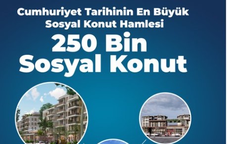 TOKİ'nin 250 bin sosyal konut projesinde ihale tarihleri belirlendi