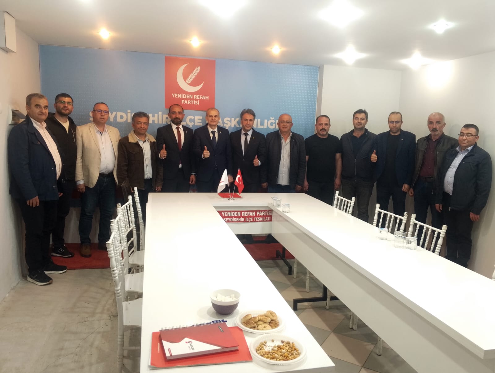 Yeniden Refah Partisi Seydişehir'de Kongre Hazırlıkları: İl Başkanı Hasan Yel ve Ekibi İlçe Teşkilatını Ziyaret Etti