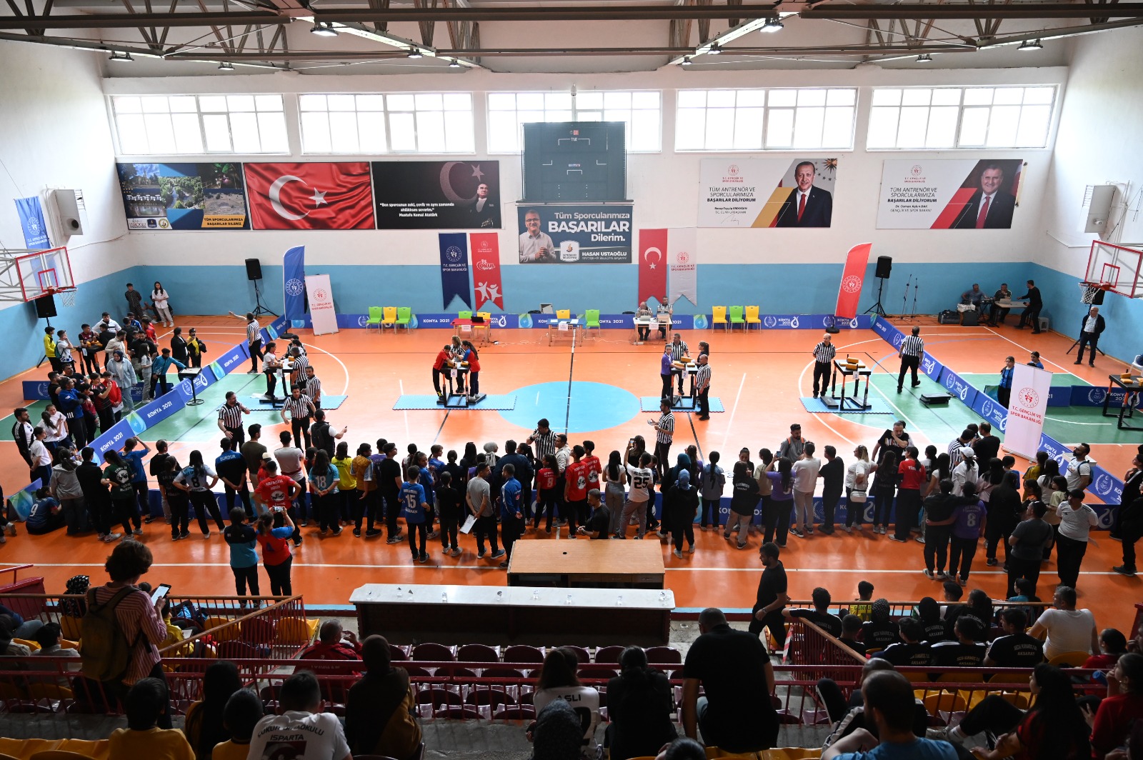 YILDIZLAR BİLEK GÜREŞİ MÜSABAKALARI BAŞLADI