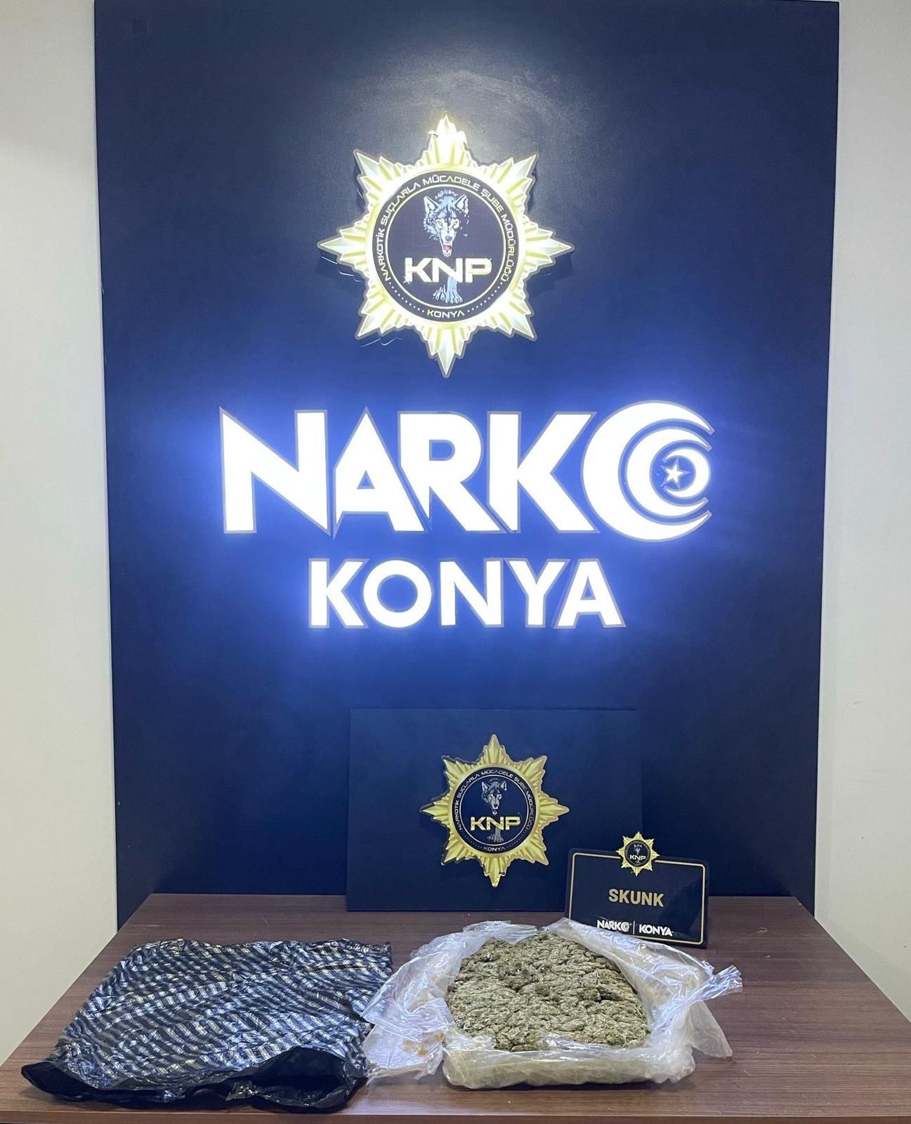 KONYA'DA UYUŞTURUCU TACİRLERİNE GEÇİT YOK: 34 OPERASYONDA 37 TUTUKLAMA