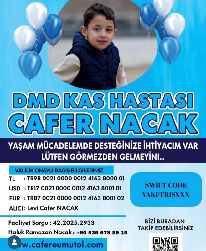 Seydişehir'de DMD Hastası Cafer Nacak İçin Yardım Kampanyası