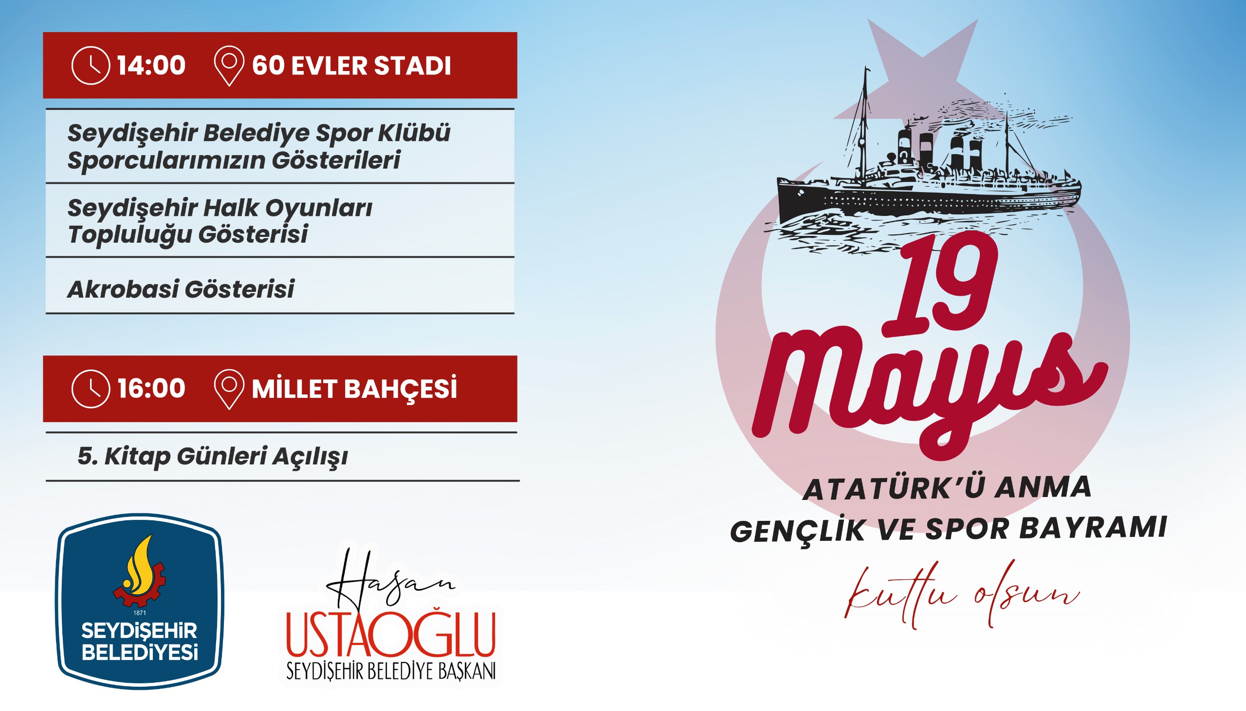 BAŞKAN USTAOĞLU’NDAN DAVET